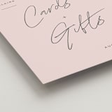 "Chic Names" - Reception Signs in Blush by Carolyn MacLaren - Detail