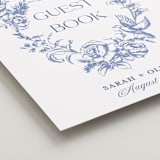 "Dreamy Toile" - Reception Signs in Blueberry by Teju Reval - Detail