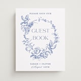 "Dreamy Toile" - Reception Signs in Blueberry by Teju Reval - Front