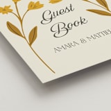 "Vintage Wildflowers" - Reception Signs in Yolk by Morgan Kendall - Detail