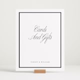 "The Day" - Reception Signs in Noir by mo kelley - In Use