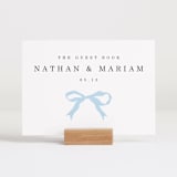"Tied the Knot" - Reception Signs in Powder by Baumbirdy - In Use
