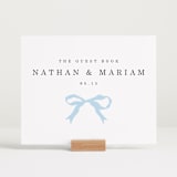 "Tied the Knot" - Reception Signs in Powder by Baumbirdy - In Use