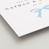 "Tied the Knot" - Reception Signs in Powder by Baumbirdy - Detail