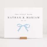 "Tied the Knot" - Reception Signs in Powder by Baumbirdy - In Use