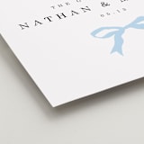 "Tied the Knot" - Reception Signs in Powder by Baumbirdy - Detail