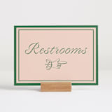 "cotillion" - Reception Signs in Peach by Megan Davis - In Use