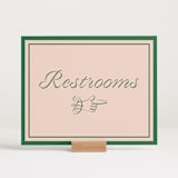 "cotillion" - Reception Signs in Peach by Megan Davis - In Use