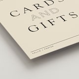 "Headliner" - Reception Signs in Onyx by Kindred Fields - Detail