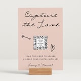 "Ballpoint Suite" - Reception Signs in Blush by Ani Somi - In Use