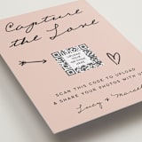 "Ballpoint Suite" - Reception Signs in Blush by Ani Somi - Detail