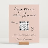 "Ballpoint Suite" - Reception Signs in Blush by Ani Somi - In Use