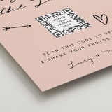 "Ballpoint Suite" - Reception Signs in Blush by Ani Somi - Detail