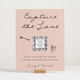 "Ballpoint Suite" - Reception Signs in Blush by Ani Somi - In Use