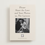 "Photo Booth" - Reception Signs in Champagne by Baumbirdy - Front