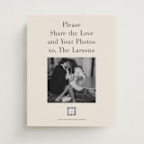 "Photo Booth" - Reception Signs in Champagne by Baumbirdy - Front