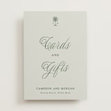 "Tropical" - Reception Signs in Sage by Bethan - Front