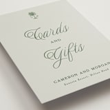 "Tropical" - Reception Signs in Sage by Bethan - Detail