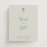 "Tropical" - Reception Signs in Sage by Bethan - Front