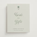 "Tropical" - Reception Signs in Sage by Bethan - Front