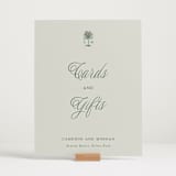 "Tropical" - Reception Signs in Sage by Bethan - In Use