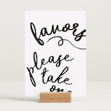 "Marlowe" - Reception Signs in Tuxedo by Kelly Watkins - In Use