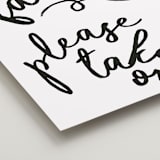 "Marlowe" - Reception Signs in Tuxedo by Kelly Watkins - Detail