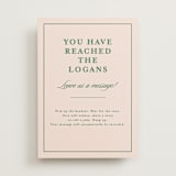 "Scripted" - Reception Signs in Emerald by Creo Study - Front