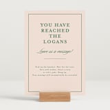 "Scripted" - Reception Signs in Emerald by Creo Study - In Use