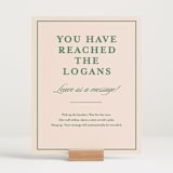 "Scripted" - Reception Signs in Emerald by Creo Study - In Use