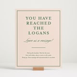 "Scripted" - Reception Signs in Emerald by Creo Study - In Use