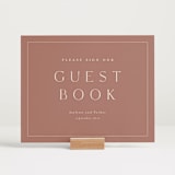 "Warm affection" - Reception Signs in Dusty Rose by Stacey Meacham - In Use