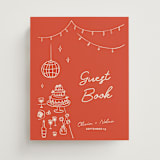 "Party On!" - Reception Signs in Sangria Spark by Zove Ahhh - Front