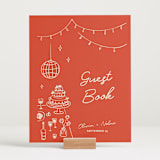 "Party On!" - Reception Signs in Sangria Spark by Zove Ahhh - In Use