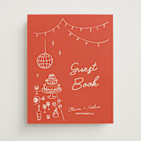 "Party On!" - Reception Signs in Sangria Spark by Zove Ahhh - Front