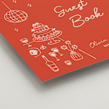 "Party On!" - Reception Signs in Sangria Spark by Zove Ahhh - Detail