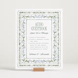 "Vintage Sketched" - Reception Signs in Wisteria by Jenna Holcomb - In Use