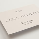 "In Love" - Reception Signs in Linen by Vanessa Doyle - Detail