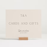 "In Love" - Reception Signs in Linen by Vanessa Doyle - In Use