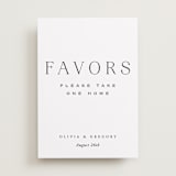 "Classy Type" - Reception Signs in Lily by Hooray Creative - Front