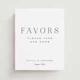 "Classy Type" - Reception Signs in Lily by Hooray Creative - Front