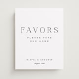 "Classy Type" - Reception Signs in Lily by Hooray Creative - Front