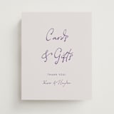 "tablescape drawing" - Reception Signs in Hydrangea by Cass Loh - Front