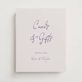 "tablescape drawing" - Reception Signs in Hydrangea by Cass Loh - Front