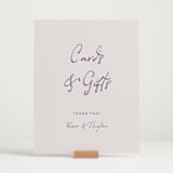 "tablescape drawing" - Reception Signs in Hydrangea by Cass Loh - In Use