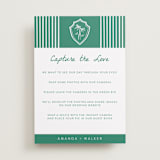 "Palm Tree Crest" - Reception Signs in Palm by Erika Firm - Front