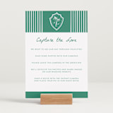 "Palm Tree Crest" - Reception Signs in Palm by Erika Firm - In Use