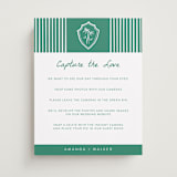 "Palm Tree Crest" - Reception Signs in Palm by Erika Firm - Front