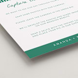 "Palm Tree Crest" - Reception Signs in Palm by Erika Firm - Detail