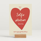 "Big Heart Wedding" - Reception Signs in Cherry by Ani Somi - In Use